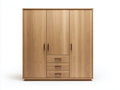 Armoire - bois - 218 x 60 x 210 cm - Bois naturel - style contemporain